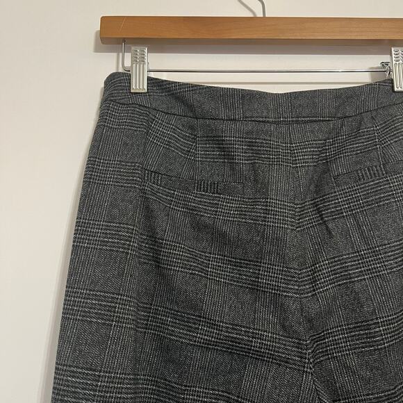 Halogen Plaid Straight Leg Pants in Grey | 2 - Picture 8 of 8